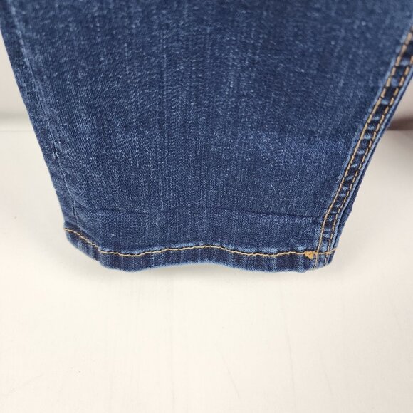 Melissa McCarthy Jeans Womens Plus 16W Blue Distressed Skinny Jeans - Picture 8 of 12